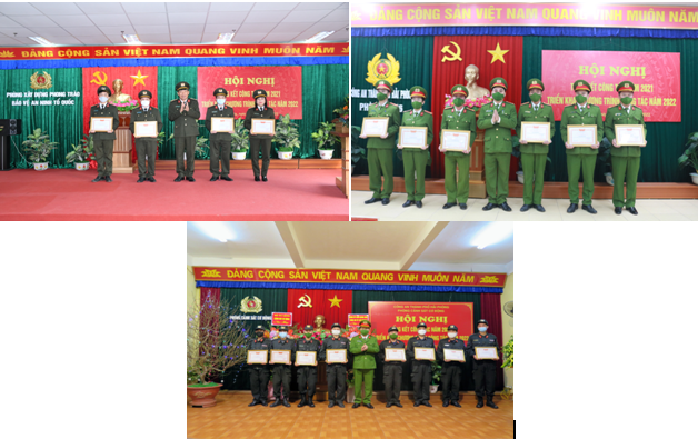 Công an các đơn vị triển khai công tác năm 2022